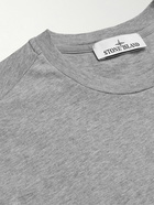 Stone Island - Logo-Appliquéd Cotton-Jersey T-Shirt - Gray