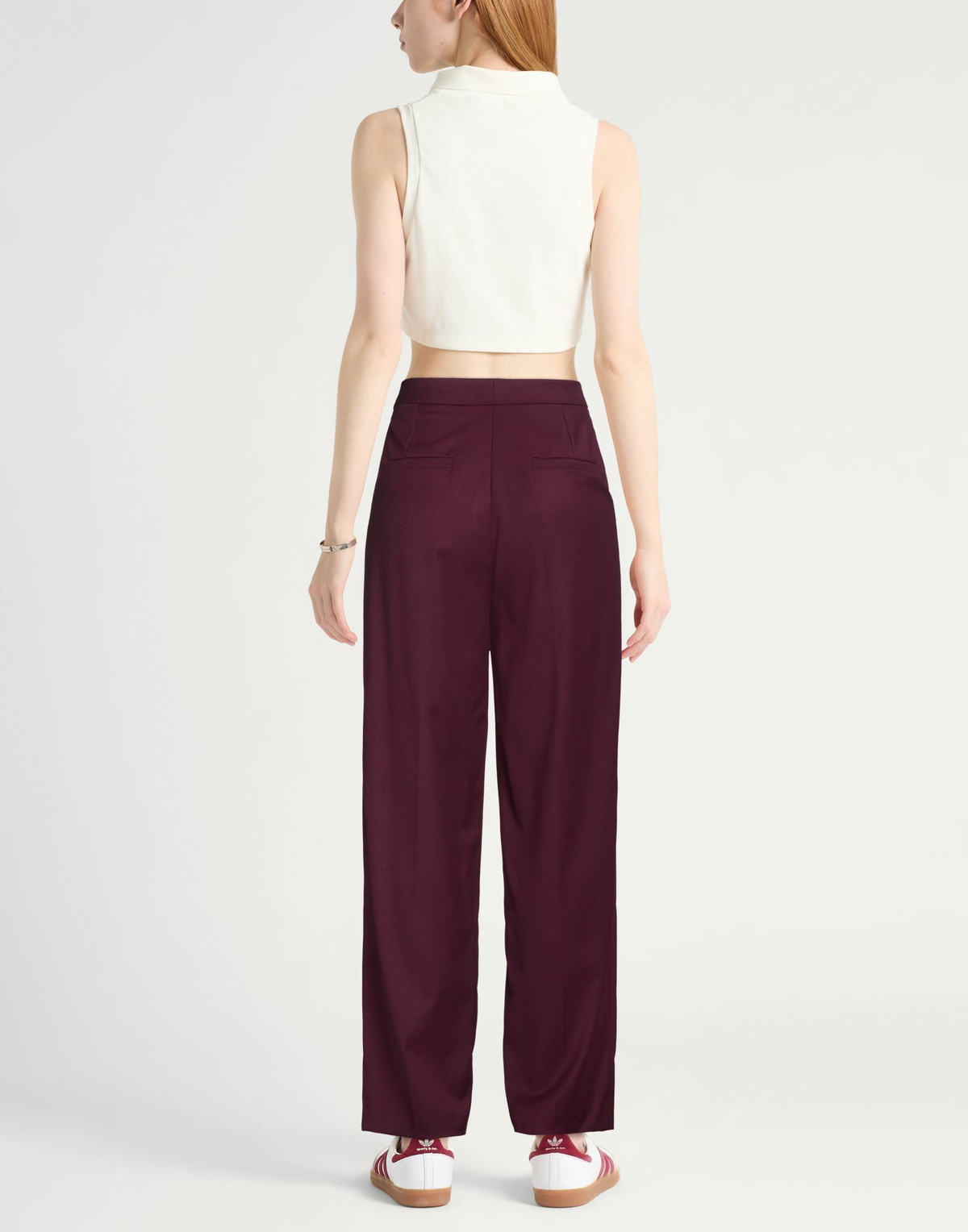 Jijil Womens Pants in Plum
