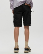 Stone Island Slim Bermuda Brushed Cotton Canvas Black - Mens - Cargo Shorts