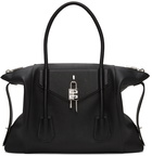 Givenchy Black Medium Grained Antigona Lock Soft Tote