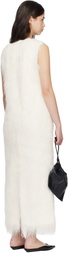 Loulou de Saison White TIWA Fringed Maxi Dress