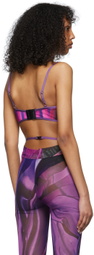 DIDU Pink Polyester Bra