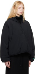 Fear of God ESSENTIALS Black Half-Zip Hoodie