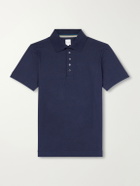 Paul Smith - Striped Cotton-Jersey Polo Shirt - Blue