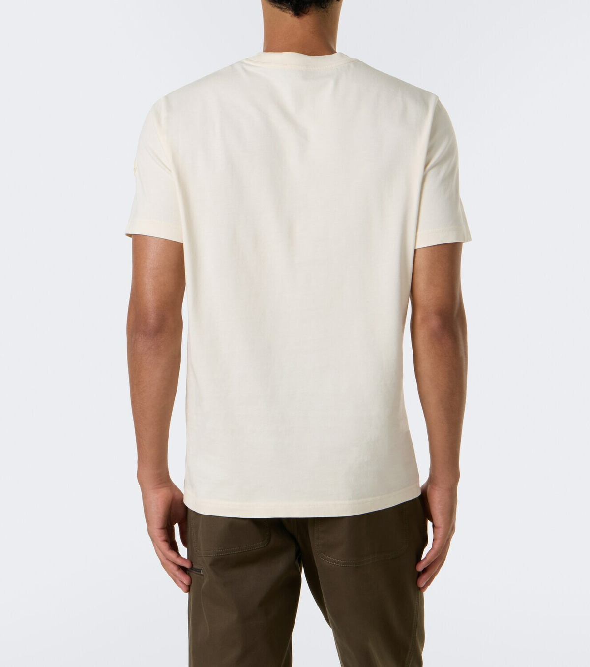 Moncler Logo embroidered cotton jersey T-shirt