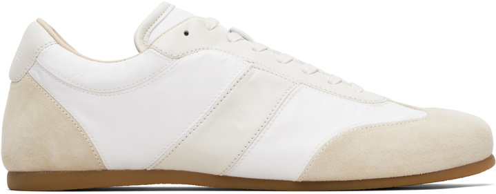 Photo: LEMAIRE White & Beige Soft Runner Sneakers