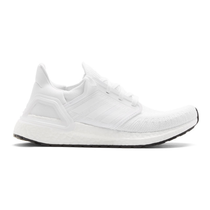 Photo: adidas Originals White Ultraboost 20 Sneakers