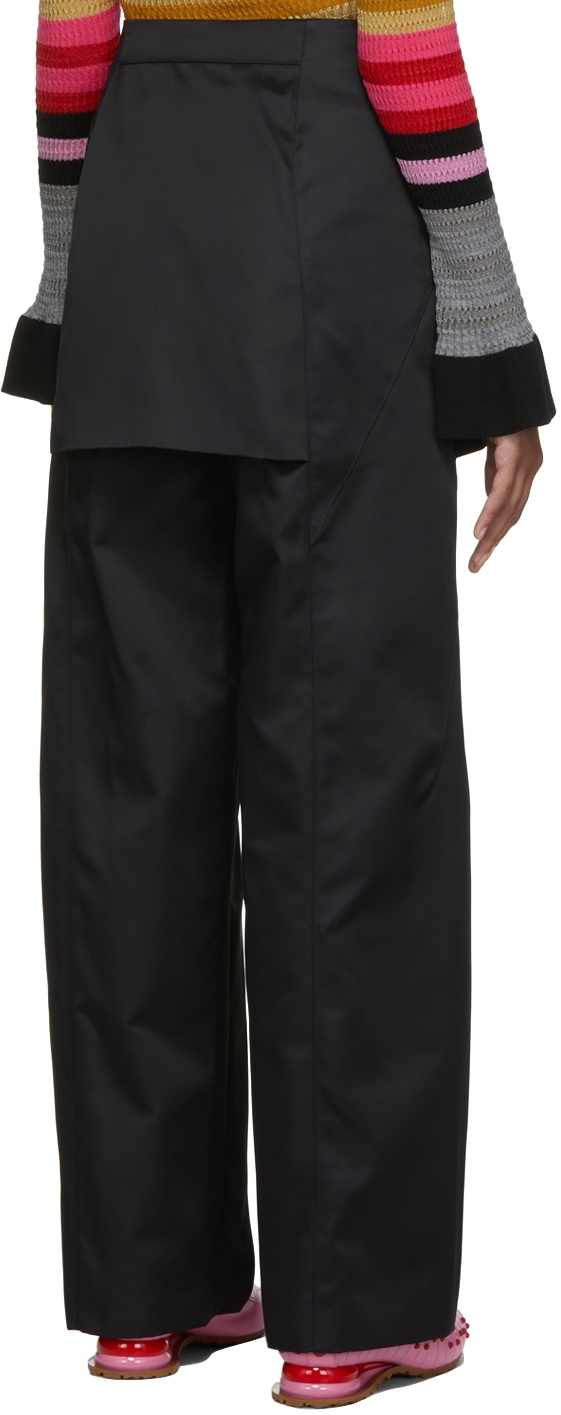 Kiko Kostadinov Black Darted Skirt Trousers Kiko Kostadinov