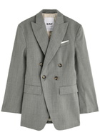 Day Birger ET Mikkelsen Elenora Double-breasted Woven Blazer Grey