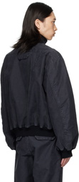 OUAT Black Faded Bomber Jacket