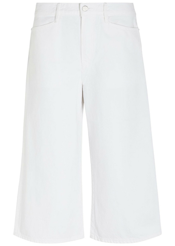 Photo: Agolde X Maria Mcmanus Wide-leg Denim Shorts White