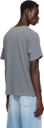 John Elliott Navy Folsom Cropped T-shirt