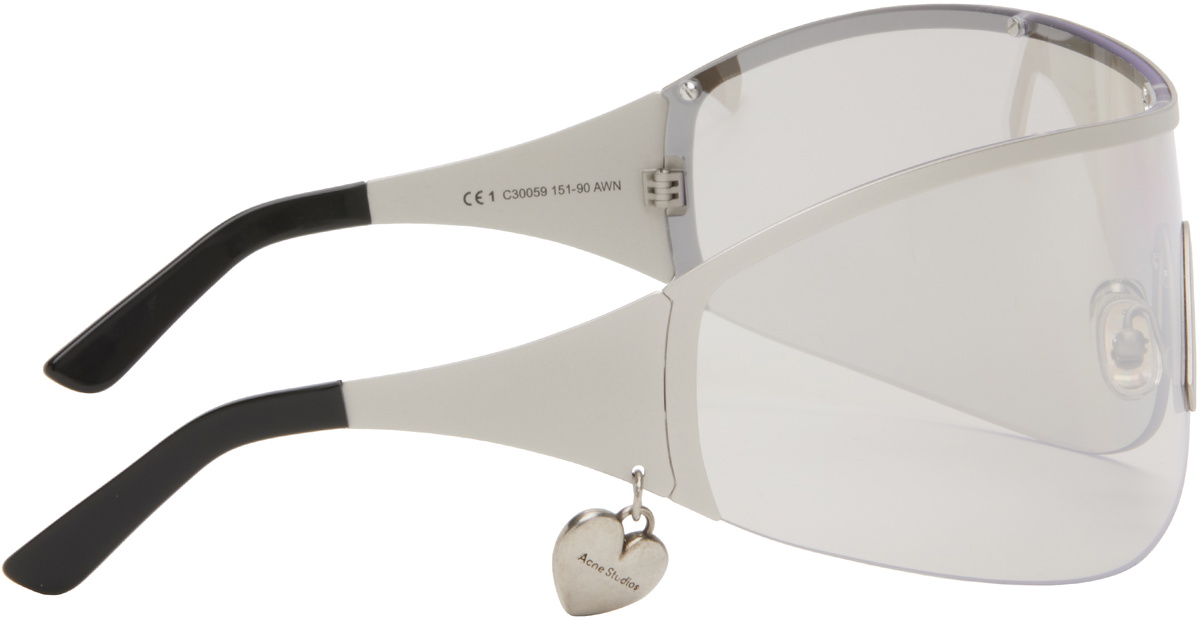 Acne Studios Silver Metal Frame Sunglasses