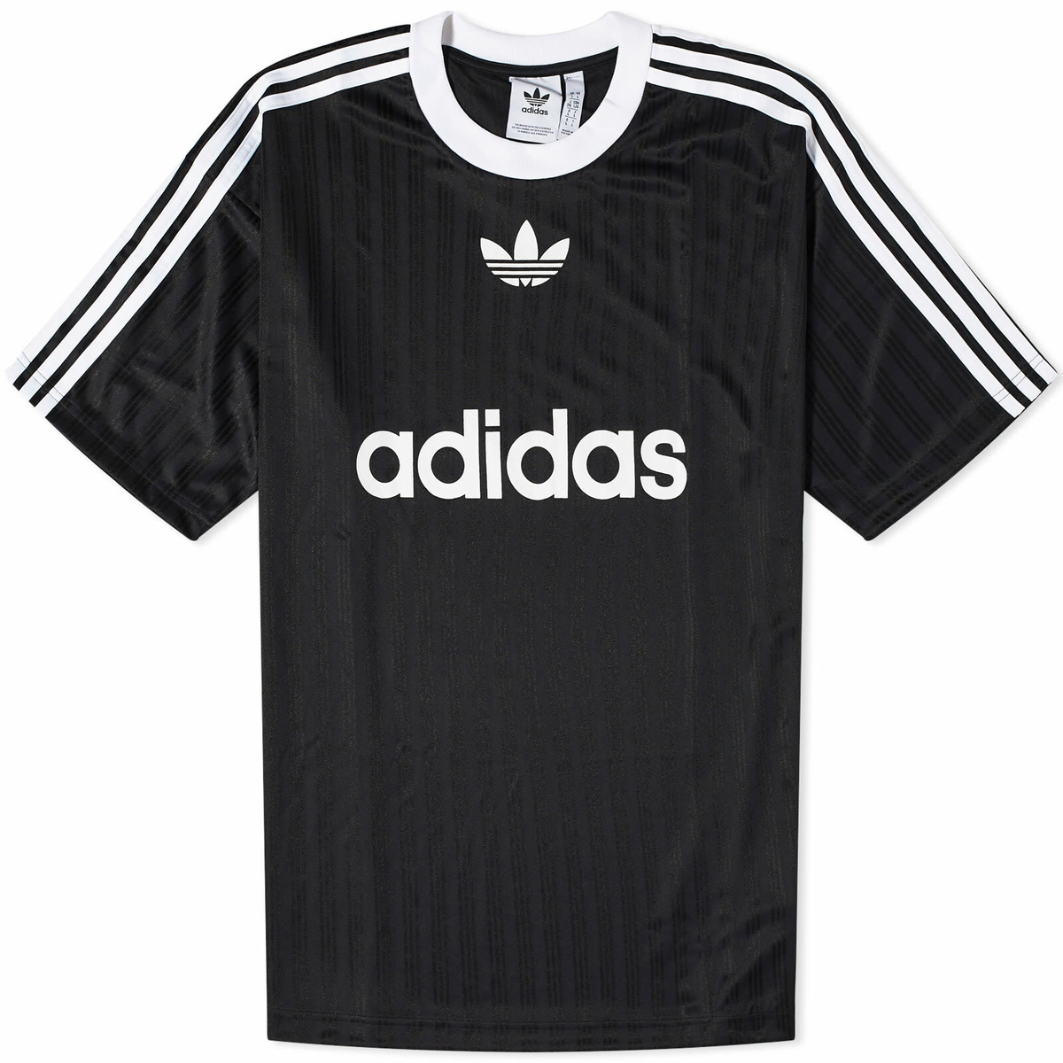 Adidas Men's Adicolor Poly T-shirt in Black/White adidas