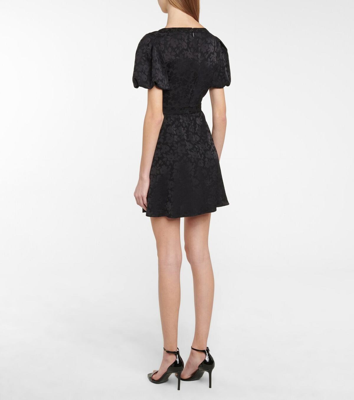 Saint Laurent Floral silk jacquard minidress Saint Laurent
