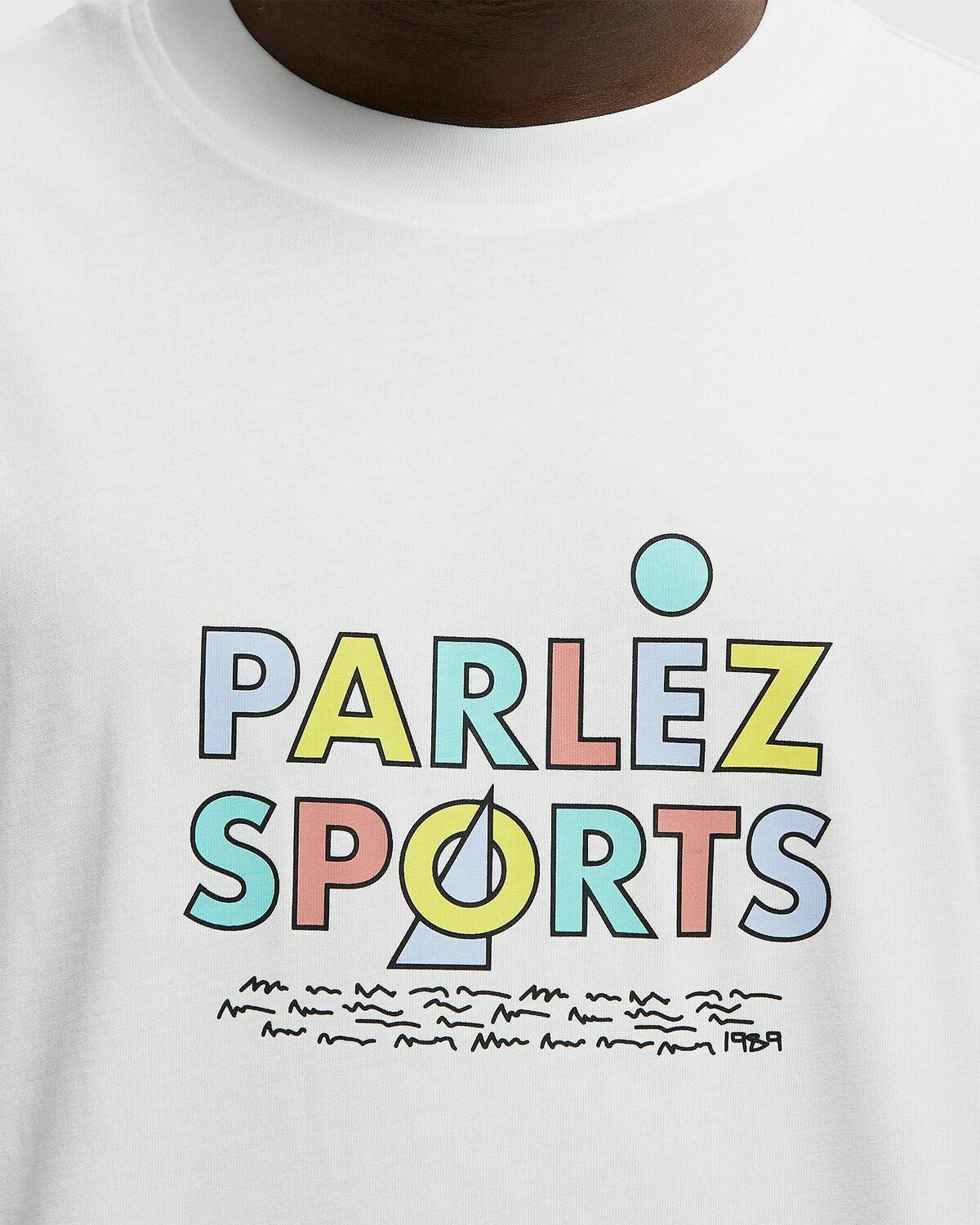 Parlez Form Tee White Mens Shortsleefe