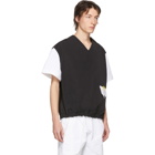 Boramy Viguier Black and White Pocket T-Shirt