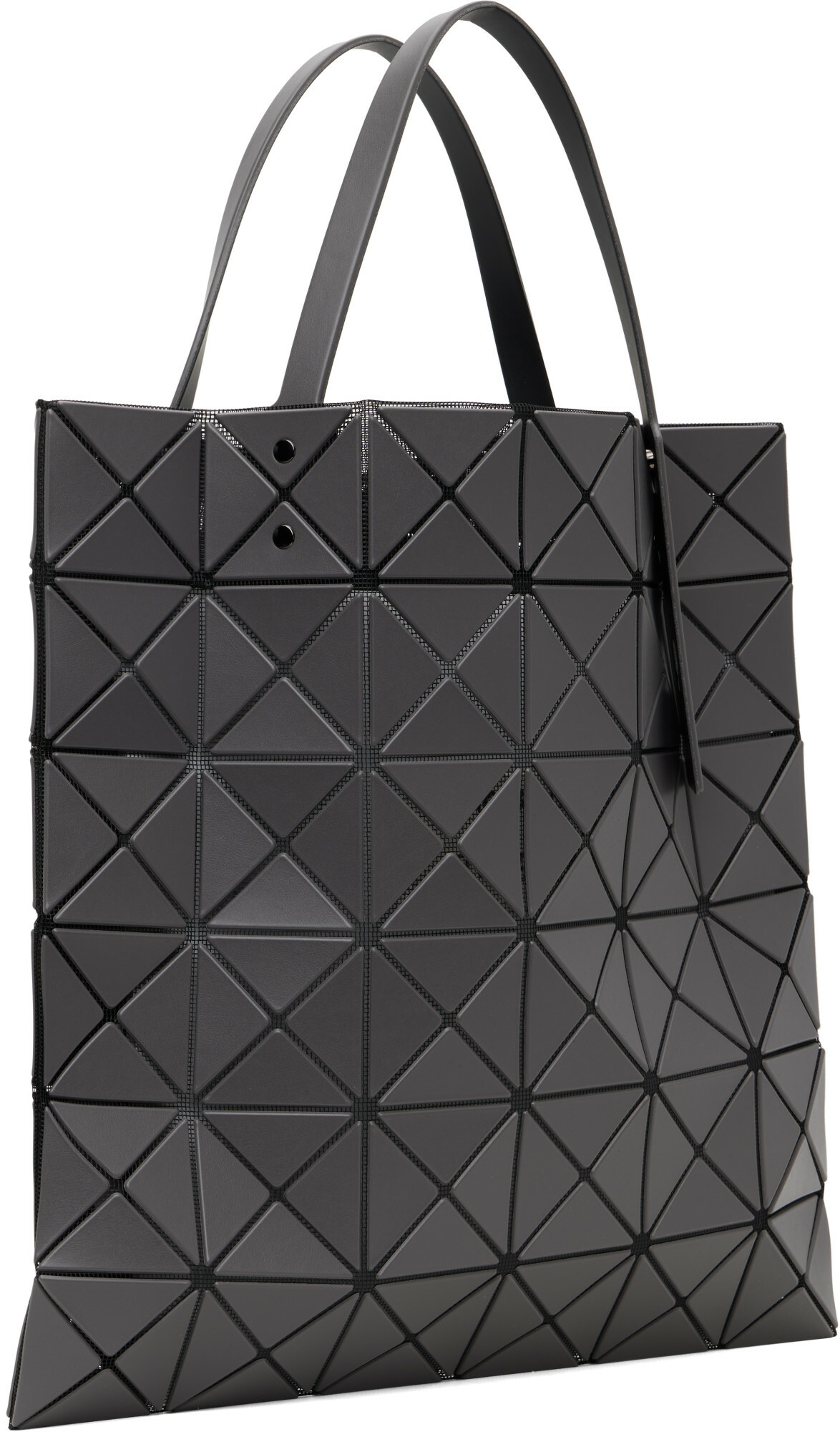 BAO BAO ISSEY MIYAKE Gray Lucent Matte Tote