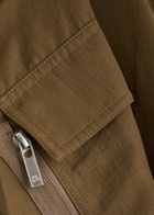 Helmut Lang MA1 Nylon Bomber Jacket Brown