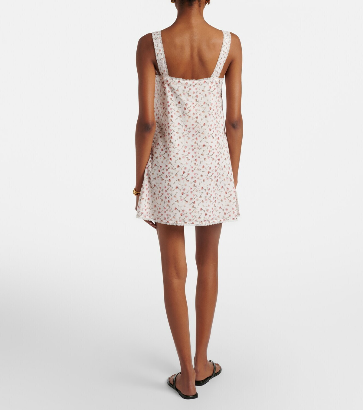 Posse Charlotte floral cotton minidress