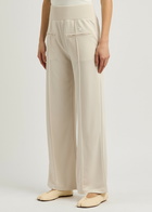 Courrèges Interlock Logo Jersey Sweatpants Natural