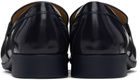 Bottega Veneta Navy Monsieur Loafers