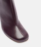 Le Monde Béryl Mica 80 leather ankle boots