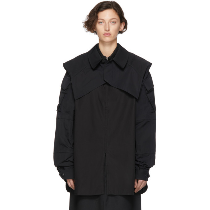 Random Identities Black Shrug Jacket