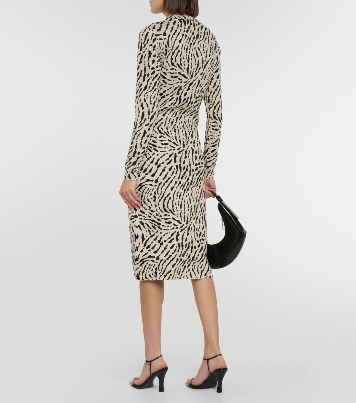 Proenza Schouler White Label printed silk-blend cardigan