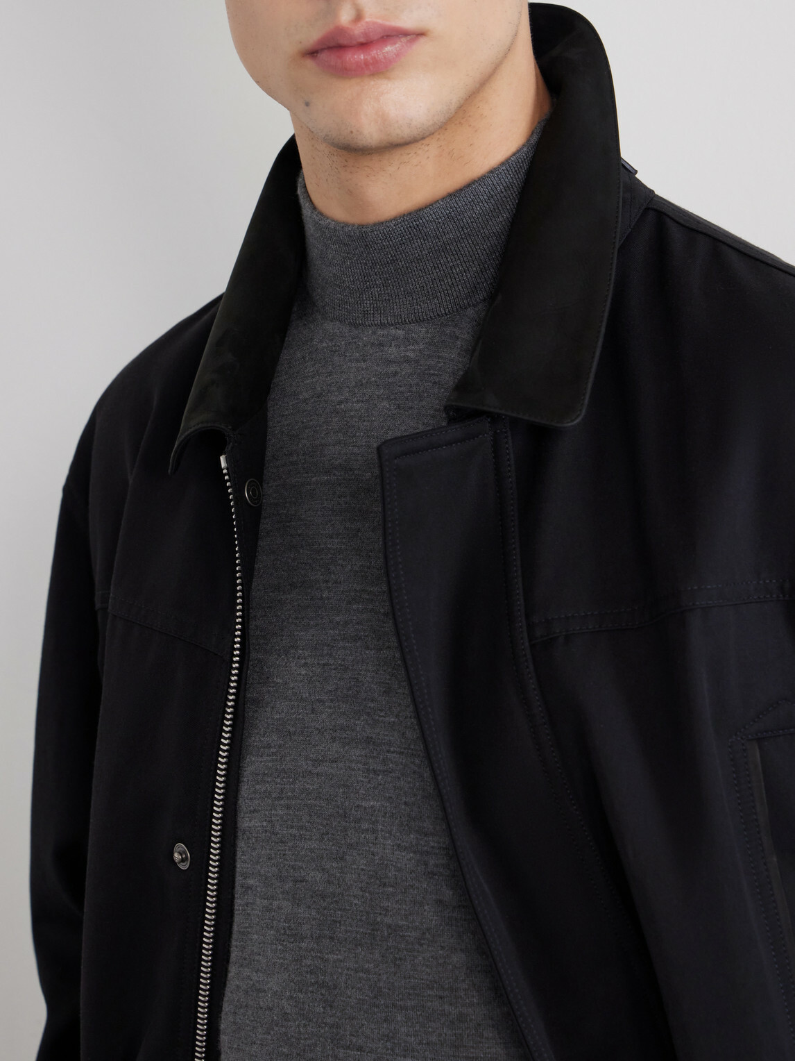 TOM FORD - Wool Rollneck Sweater - Gray