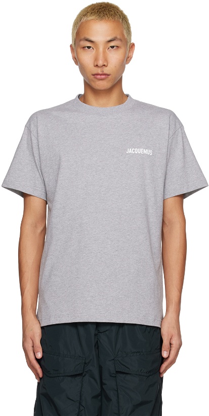 Photo: Jacquemus Gray 'Le T-Shirt Jacquemus' T-Shirt