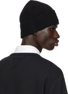 Polo Ralph Lauren Black Solid Flag Bear Beanie