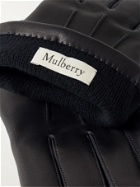 Mulberry - Cashmere-Lined Leather Gloves - Black