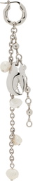 Acne Studios Silver Claw Charm Single Earring