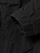 Corridor - M59 Stone-Washed Cotton-Blend Shell Hooded Field Jacket - Black