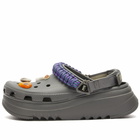 Crocs x Aries Classic Hiker Xscape Clog in Slate Grey