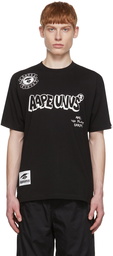 AAPE by A Bathing Ape Black Cotton T-Shirt