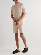 NN07 - Cameron Slim-Fit Cotton-Terry Drawstring Shorts - Neutrals