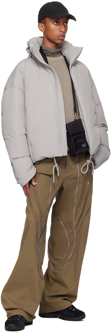 A. A. Spectrum Gray Malvern Down Jacket