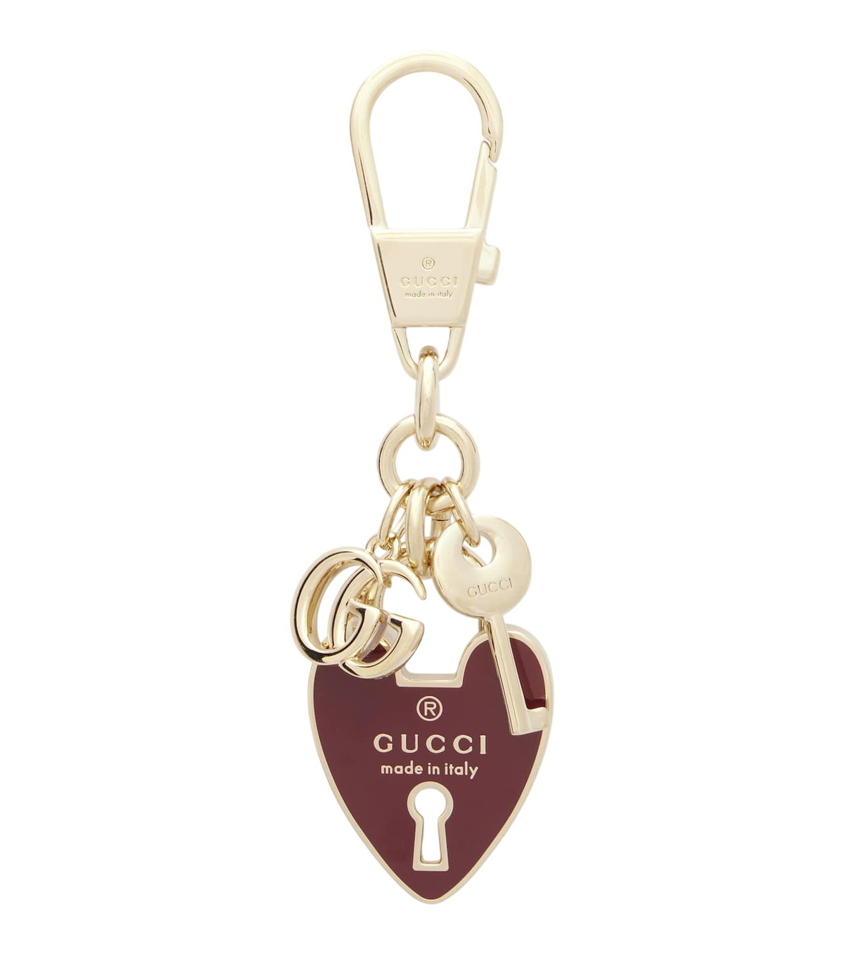 Gucci Red and Gold GG Keychain Gucci