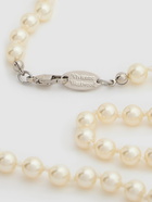 VIVIENNE WESTWOOD Man Mini Bas Relief Faux Pearl Necklace