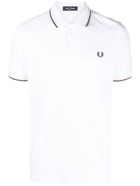 FRED PERRY - Logo Piquet Cotton Polo Shirt