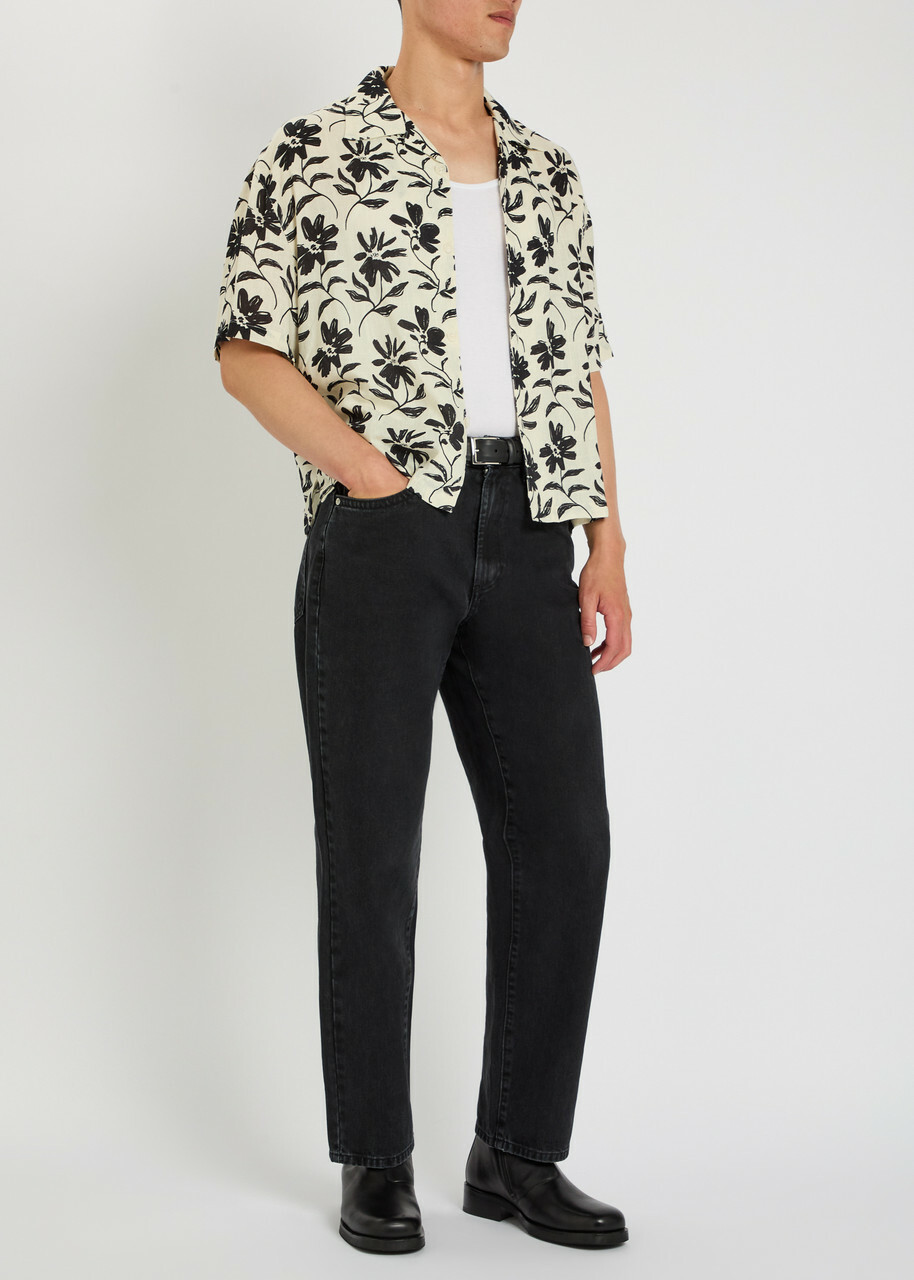 Mki Miyuki Zoku Classic Straight-leg Jeans Black