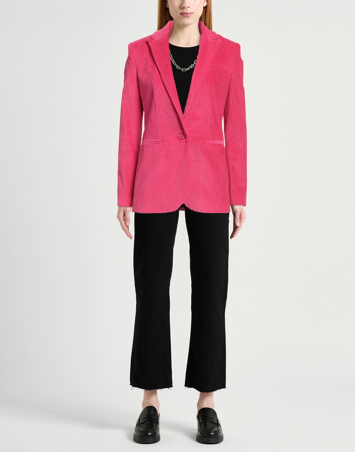 Dondup Womens Blazer Fuchsia