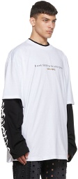 VETEMENTS White 0.00 Dollar T-Shirt