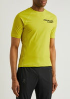 Moncler Grenoble Day-Namic Logo Stretch-jersey T-shirt Yellow