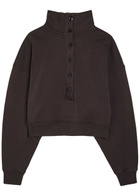 Citizens OF Humanity Mirelle Cotton Sweatshirt Dark Brown