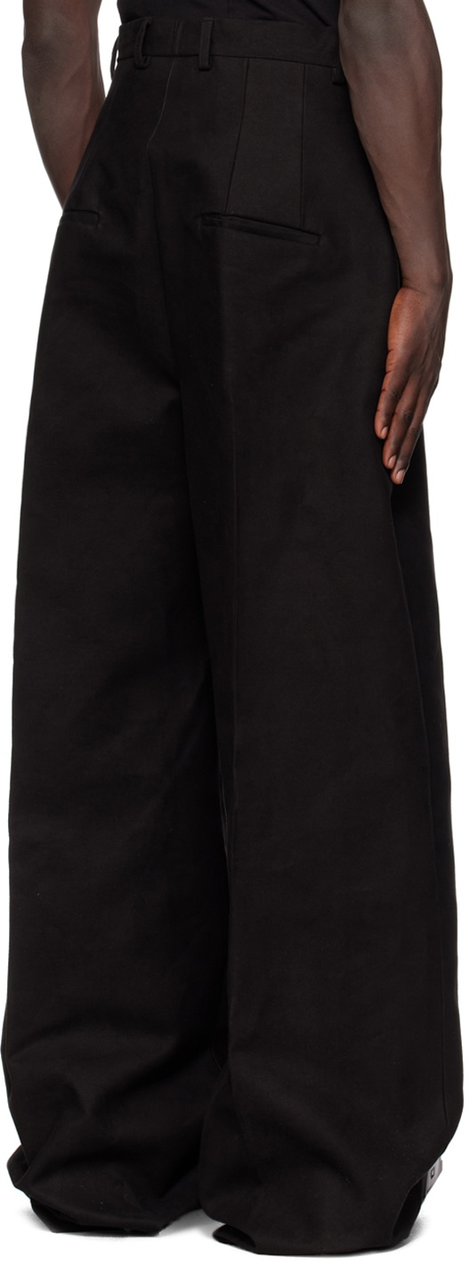 Rick Owens Black Dirt Cooper Trousers Rick Owens