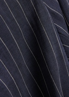 Simkhai Tavar Pinstripe Straight-leg Canvas Trousers Navy