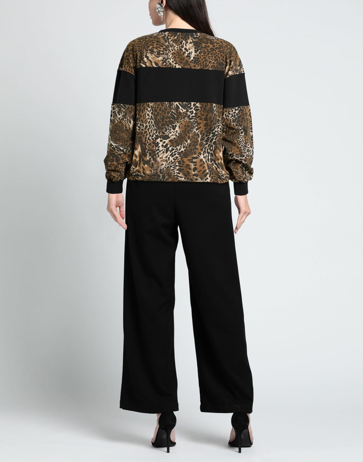 Shoe Womens Sweatshirt in Black